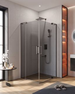 Душевой уголок CEZARES SLIDER-AH-2-70/80-100/110-GRIGIO-GM